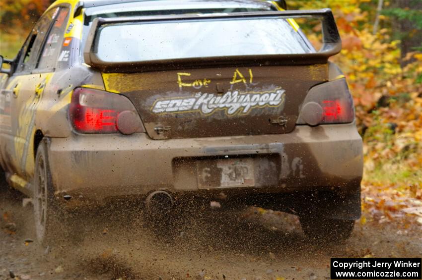 Colin Schulz / Jake Carlson Subaru WRX STi on SS12, Trouble I.