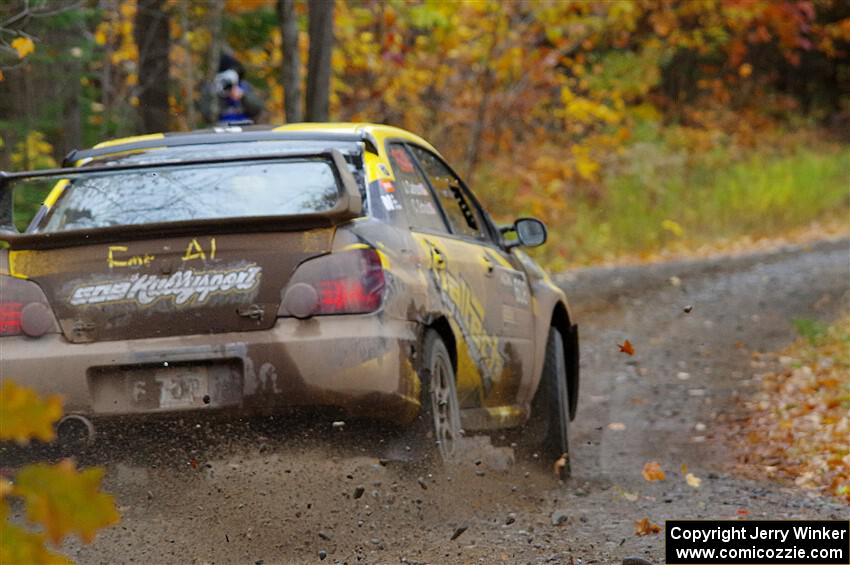 Colin Schulz / Jake Carlson Subaru WRX STi on SS12, Trouble I.