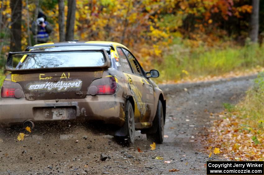 Colin Schulz / Jake Carlson Subaru WRX STi on SS12, Trouble I.