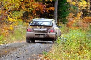 Colin Schulz / Jake Carlson Subaru WRX STi on SS12, Trouble I.