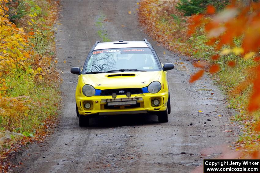 Greg Healey / Cindy Krolikowski Subaru Impeza Outback Sport on SS12, Trouble I.