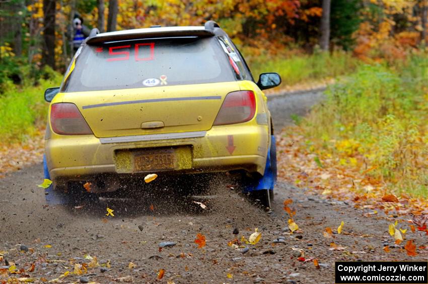 Greg Healey / Cindy Krolikowski Subaru Impeza Outback Sport on SS12, Trouble I.