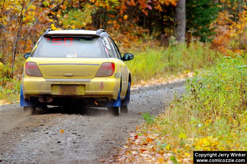 Greg Healey / Cindy Krolikowski Subaru Impeza Outback Sport on SS12, Trouble I.