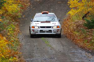 Richard Donovan / Greg Donovan Subaru Impreza on SS12, Trouble I.