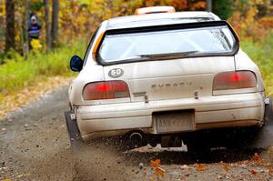 Richard Donovan / Greg Donovan Subaru Impreza on SS12, Trouble I.