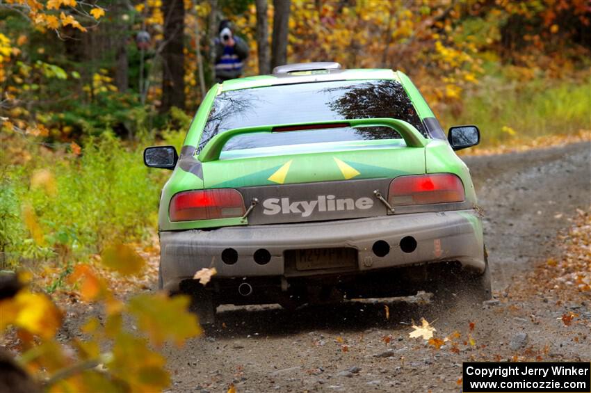 Carlos Neto / Fabio Costa Subaru 2.5RS on SS12, Trouble I.