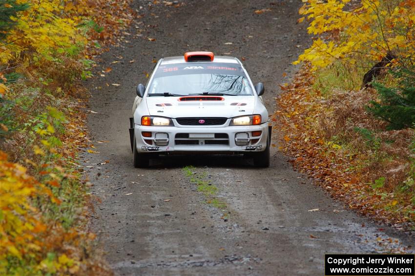 Richard Donovan / Greg Donovan Subaru Impreza on SS12, Trouble I.