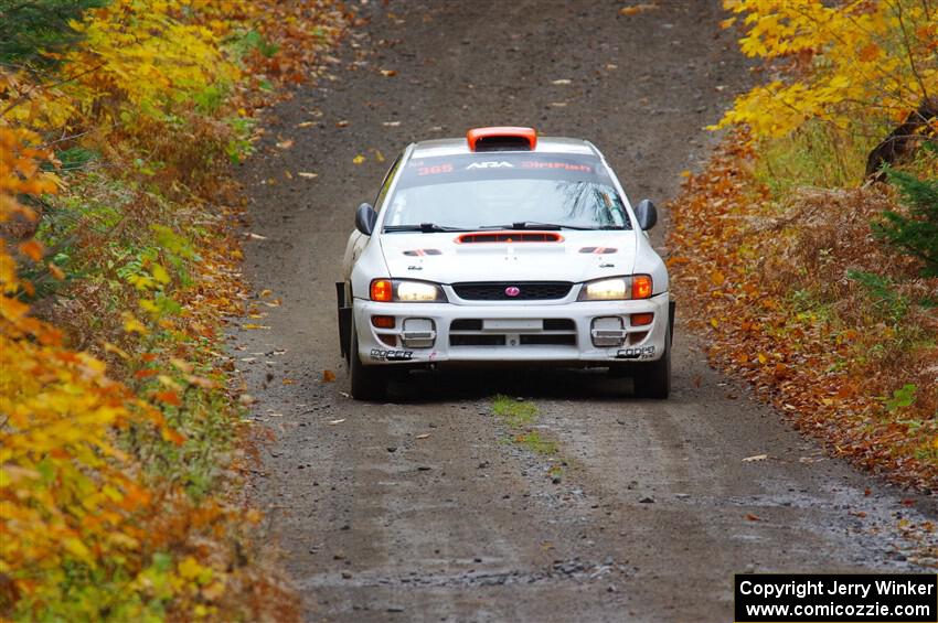 Richard Donovan / Greg Donovan Subaru Impreza on SS12, Trouble I.