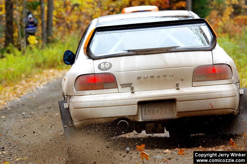 Richard Donovan / Greg Donovan Subaru Impreza on SS12, Trouble I.