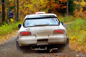 Richard Donovan / Greg Donovan Subaru Impreza on SS12, Trouble I.