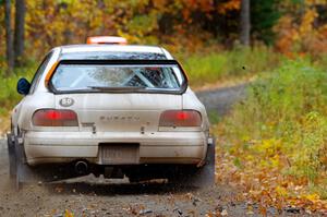 Richard Donovan / Greg Donovan Subaru Impreza on SS12, Trouble I.