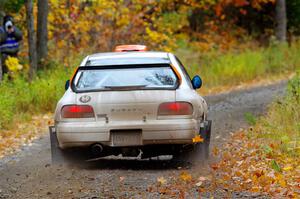 Richard Donovan / Greg Donovan Subaru Impreza on SS12, Trouble I.