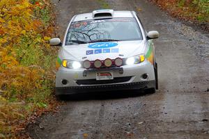 Sam Jacques / Trevor LaCombe Subaru Impreza on SS12, Trouble I.