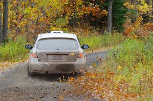 Sam Jacques / Trevor LaCombe Subaru Impreza on SS12, Trouble I.