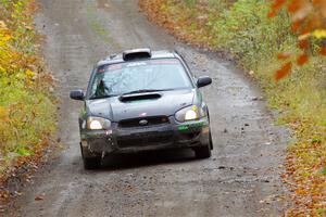 Scott Crouch / Ryan Scott Subaru WRX on SS12, Trouble I.