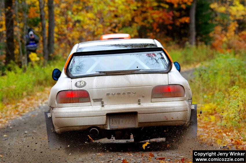 Richard Donovan / Greg Donovan Subaru Impreza on SS12, Trouble I.