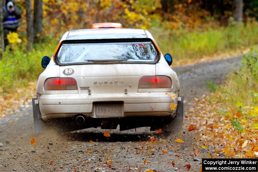 Richard Donovan / Greg Donovan Subaru Impreza on SS12, Trouble I.