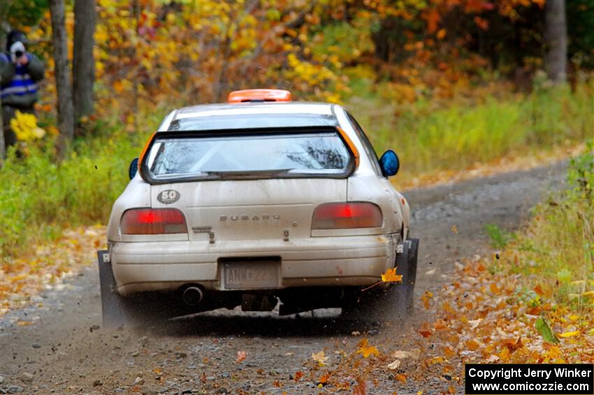 Richard Donovan / Greg Donovan Subaru Impreza on SS12, Trouble I.