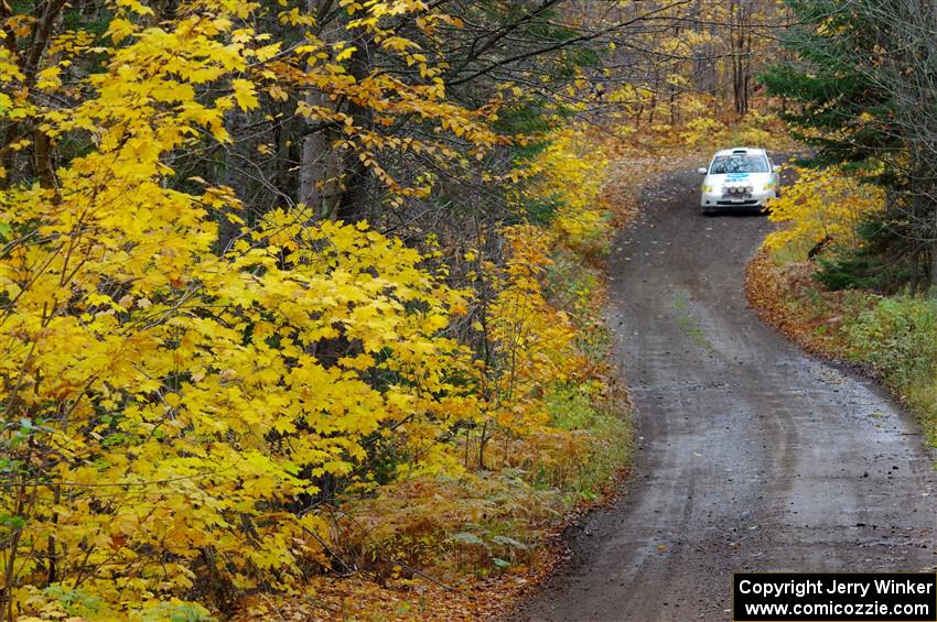 Sam Jacques / Trevor LaCombe Subaru Impreza on SS12, Trouble I.