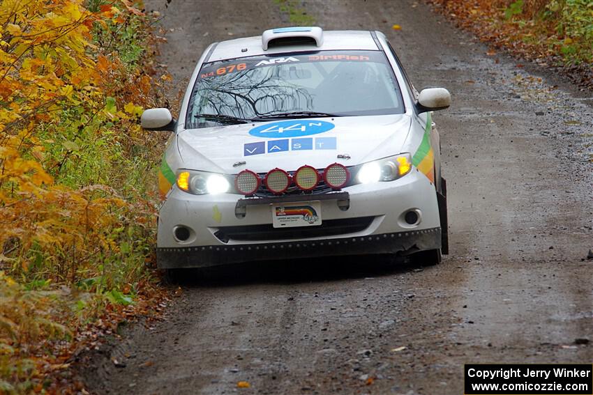 Sam Jacques / Trevor LaCombe Subaru Impreza on SS12, Trouble I.