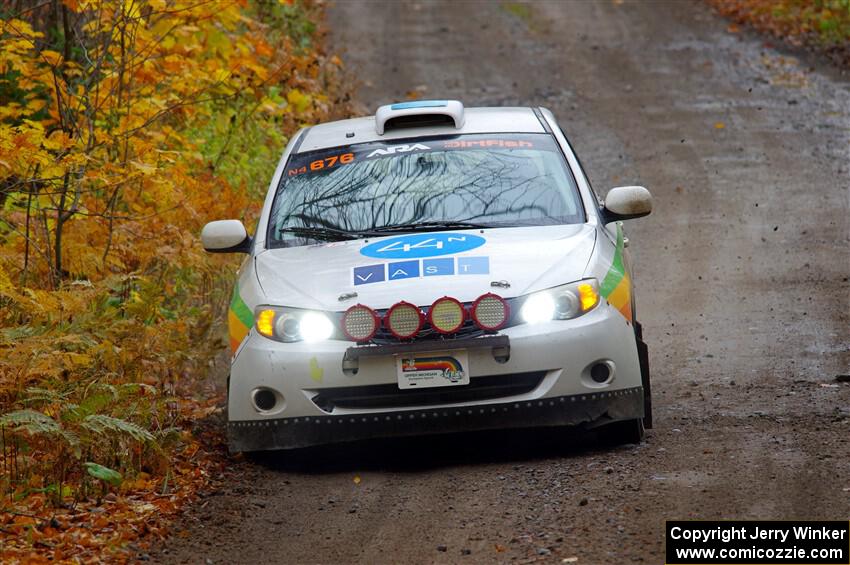 Sam Jacques / Trevor LaCombe Subaru Impreza on SS12, Trouble I.