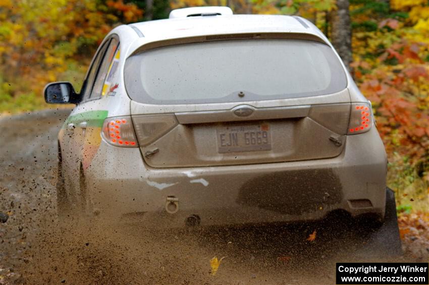 Sam Jacques / Trevor LaCombe Subaru Impreza on SS12, Trouble I.