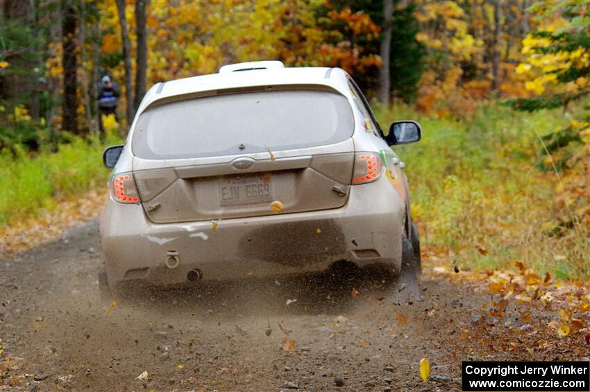 Sam Jacques / Trevor LaCombe Subaru Impreza on SS12, Trouble I.