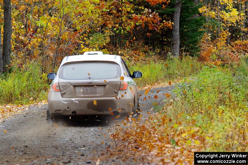 Sam Jacques / Trevor LaCombe Subaru Impreza on SS12, Trouble I.