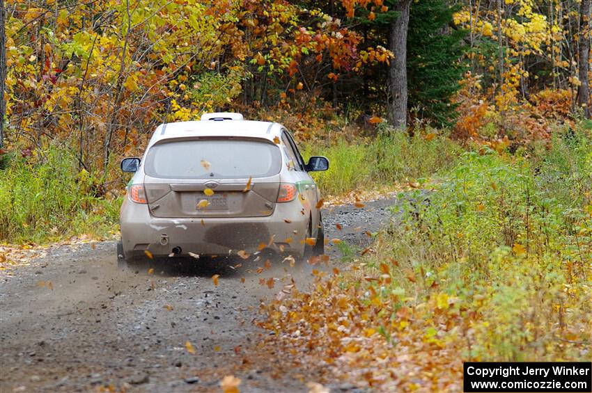 Sam Jacques / Trevor LaCombe Subaru Impreza on SS12, Trouble I.