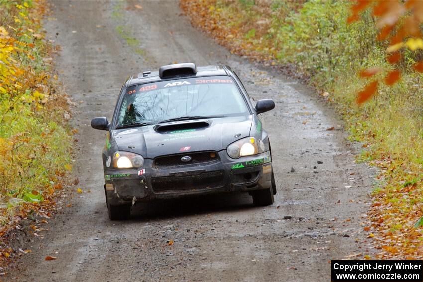 Scott Crouch / Ryan Scott Subaru WRX on SS12, Trouble I.