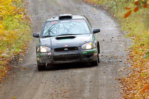 Scott Crouch / Ryan Scott Subaru WRX on SS12, Trouble I.