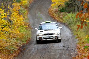 Jordon Haberer / Drew Staples Subaru Impreza on SS12, Trouble I.