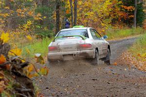 Jordon Haberer / Drew Staples Subaru Impreza on SS12, Trouble I.