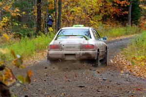 Jordon Haberer / Drew Staples Subaru Impreza on SS12, Trouble I.