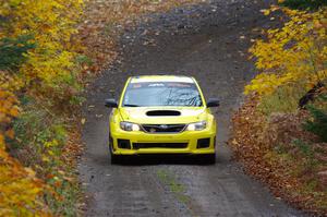 Scott Putnam / Dylan Duffy Subaru WRX STi on SS12, Trouble I.