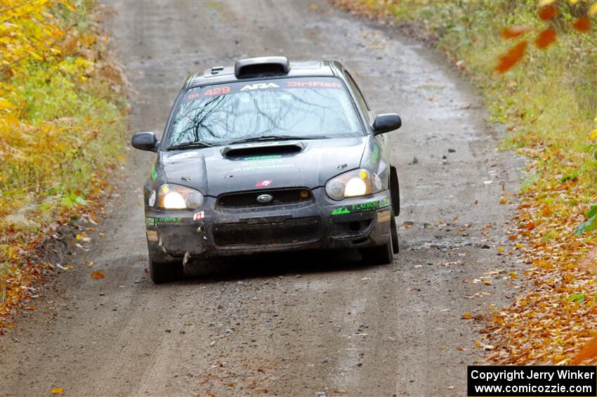 Scott Crouch / Ryan Scott Subaru WRX on SS12, Trouble I.