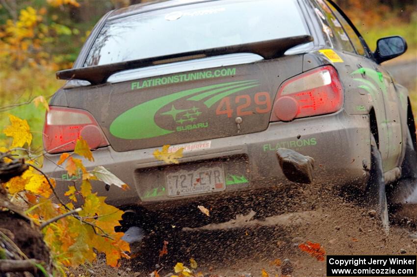 Scott Crouch / Ryan Scott Subaru WRX on SS12, Trouble I.