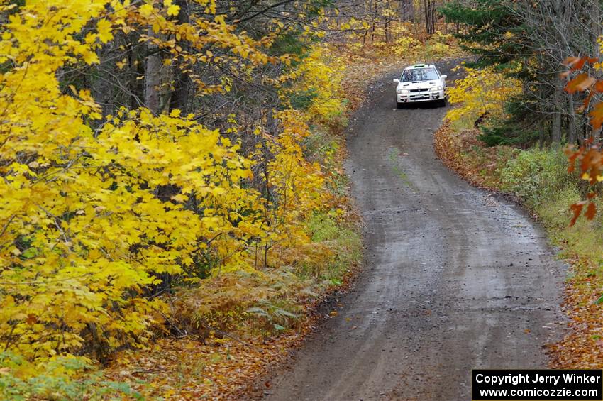 Jordon Haberer / Drew Staples Subaru Impreza on SS12, Trouble I.