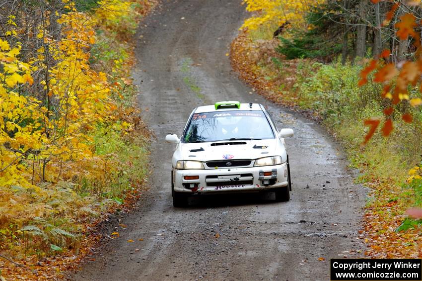 Jordon Haberer / Drew Staples Subaru Impreza on SS12, Trouble I.