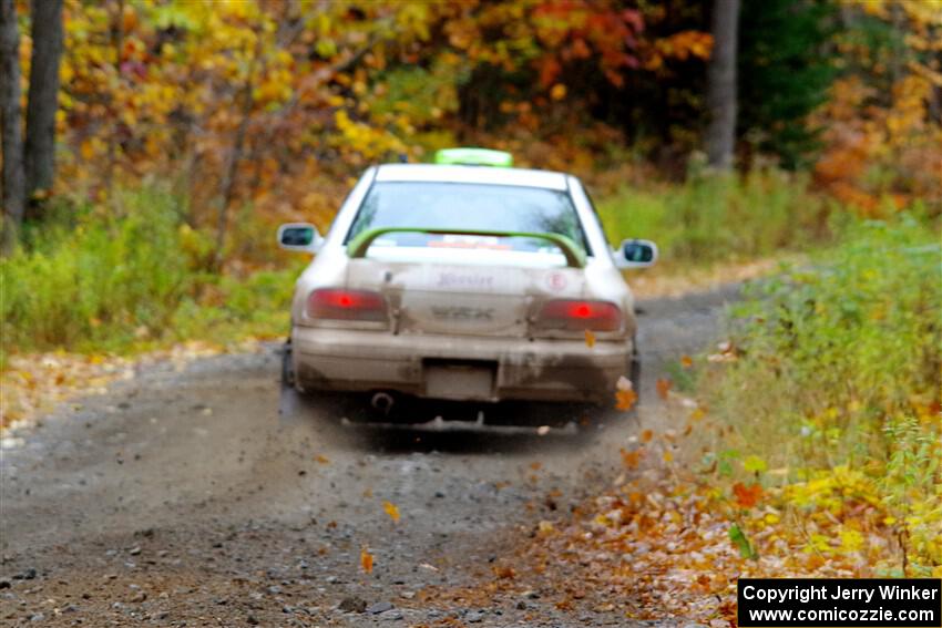 Jordon Haberer / Drew Staples Subaru Impreza on SS12, Trouble I.