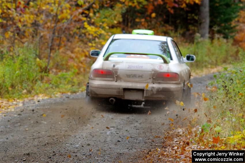 Jordon Haberer / Drew Staples Subaru Impreza on SS12, Trouble I.