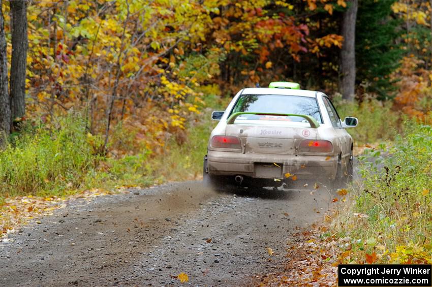 Jordon Haberer / Drew Staples Subaru Impreza on SS12, Trouble I.