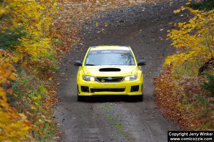 Scott Putnam / Dylan Duffy Subaru WRX STi on SS12, Trouble I.