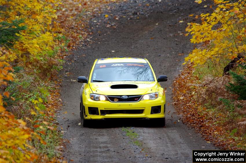 Scott Putnam / Dylan Duffy Subaru WRX STi on SS12, Trouble I.