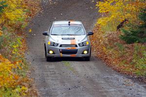 Matt Hoffman / Matt Pionk Chevy Sonic RS on SS12, Trouble I.