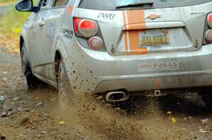 Matt Hoffman / Matt Pionk Chevy Sonic RS on SS12, Trouble I.