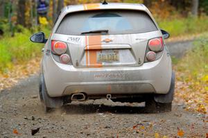 Matt Hoffman / Matt Pionk Chevy Sonic RS on SS12, Trouble I.