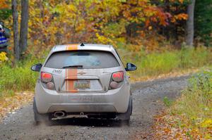 Matt Hoffman / Matt Pionk Chevy Sonic RS on SS12, Trouble I.