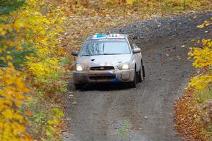 Andrew Dustman / Rachel Dustman Subaru Impreza on SS12, Trouble I.