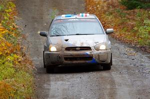 Andrew Dustman / Rachel Dustman Subaru Impreza on SS12, Trouble I.